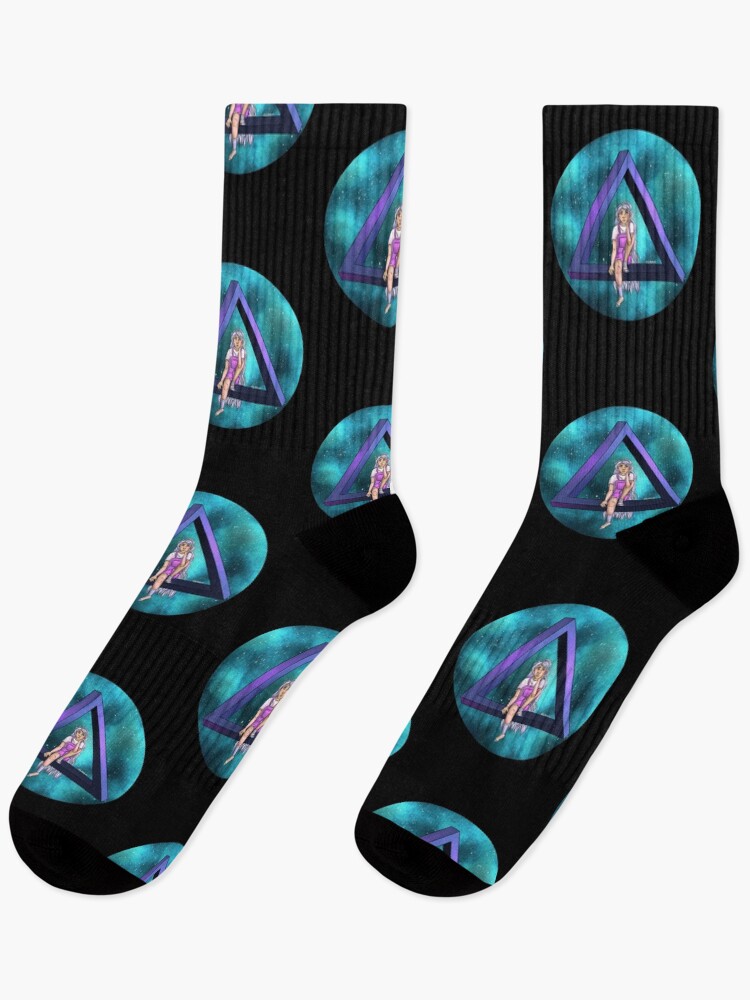 Thumbnail 1 of 5, Socks, Impossible Triangle designed and sold by Galacticsoupart.