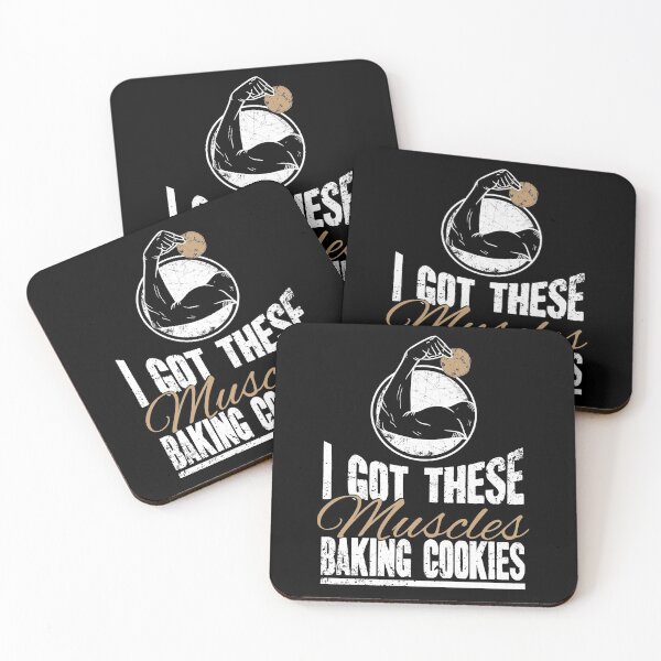 Item preview, I Got These Muscles Baker designed and sold by Captain Mood.