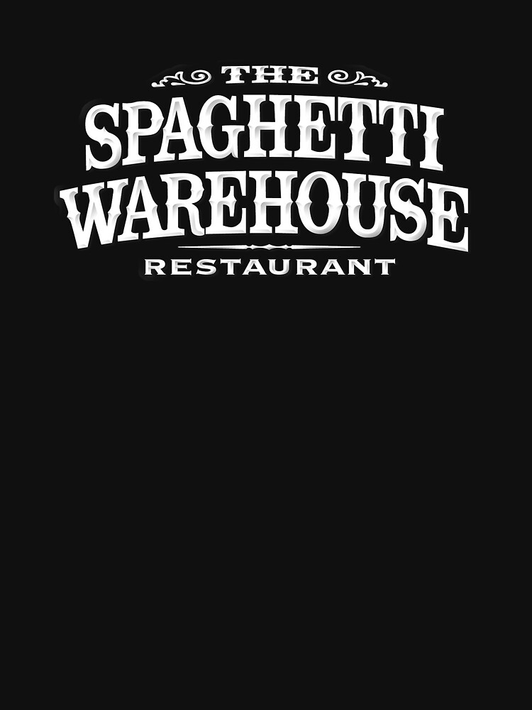 "The Spaghetti Warehouse" Tshirt for Sale by 24hrArtyPeople
