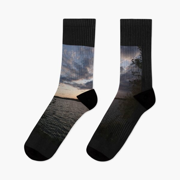 Item preview, Sunset at Stewartby Lake designed and sold by Minniemoke.