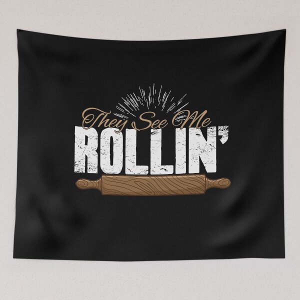 Item preview, They See Me Rollin' Baking designed and sold by Captain Mood.