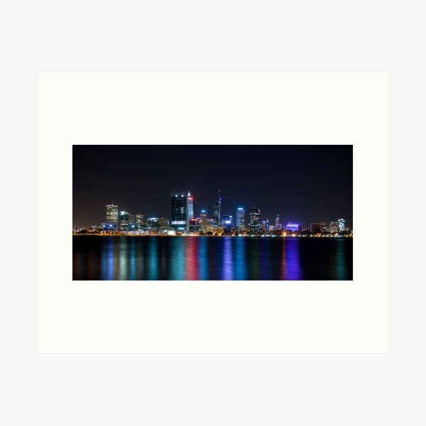 Aperçu de l'œuvre Perth Night Lights créée et vendue par Jarmat.