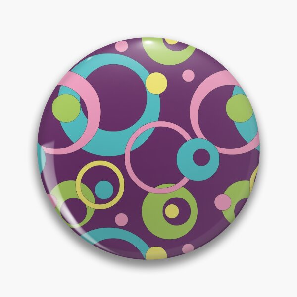 Item preview, Funky Purple Circles designed and sold by Valerie Bennett.
