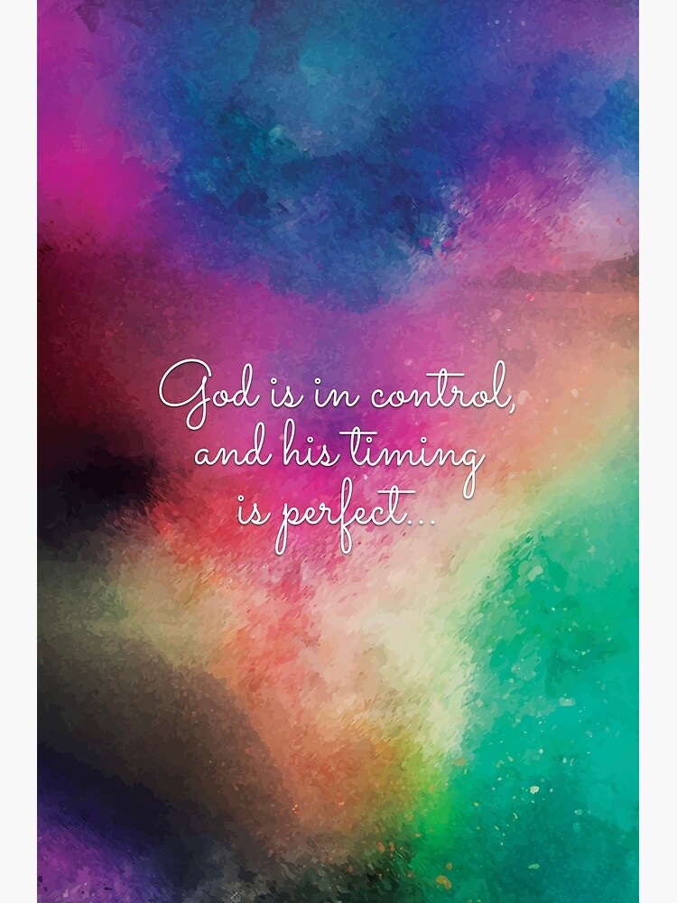 God's Timing is Perfect {Postcard} God's Timing is Perfect {Postcard}