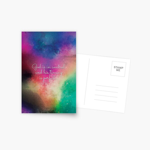 God's Timing is Perfect {Postcard} God's Timing is Perfect {Postcard}