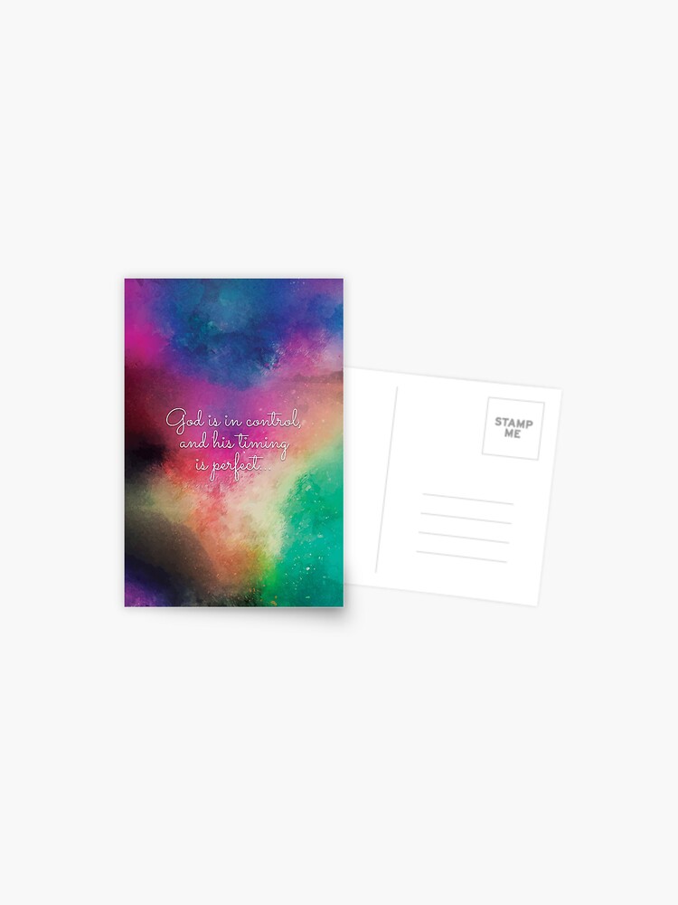 God's Timing is Perfect {Postcard} God's Timing is Perfect {Postcard}