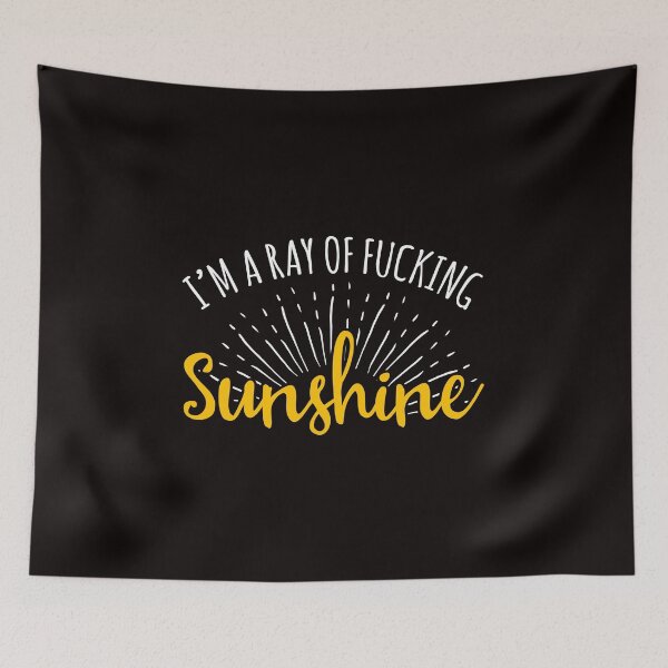 Item preview, I'm A Ray Of Fucking Sunshine T-shirt Design Motivational Sarcastic Way Of Speaking Sun Sunrays designed and sold by Customdesign200.