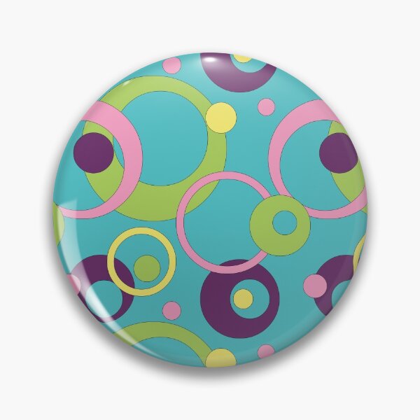 Item preview, Funky Blue Circles designed and sold by Valerie Bennett.