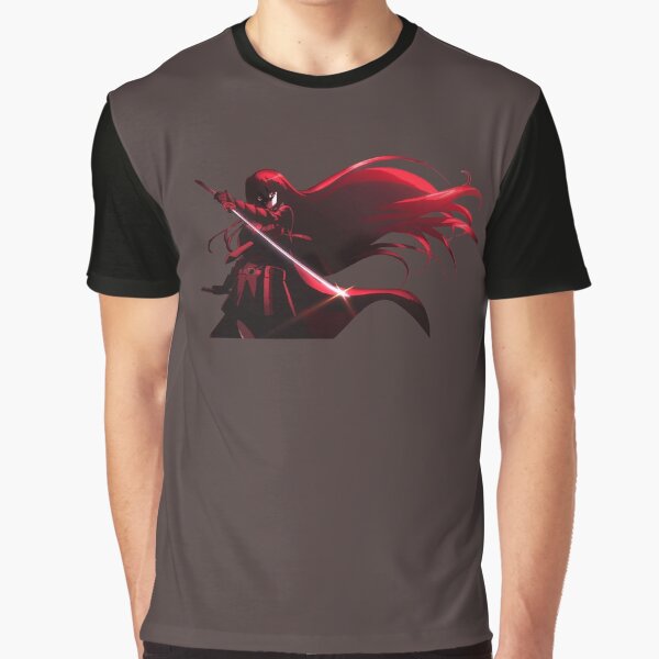 Anime Akame ga Kill Camiseta gráfica