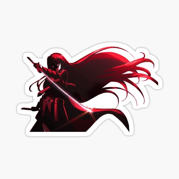  Akame Ga Kill Akame Mine Lubbock Characters Sticker for Phone,  Laptop, Skateboard, Car : Electronics