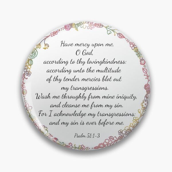 Artikelvorschau, Psalm 51: 1-3 entworfen und verkauft von neteor.