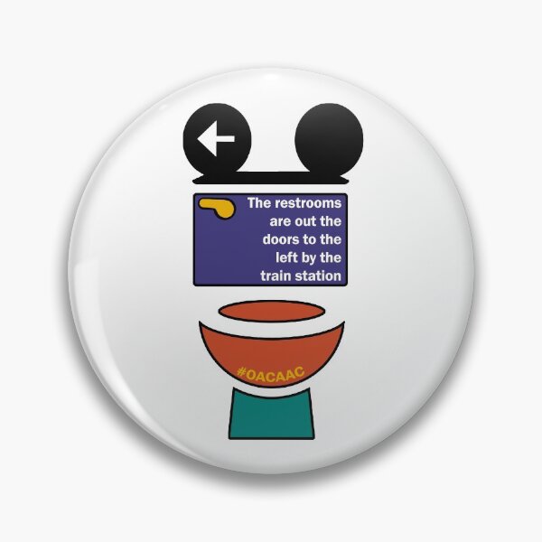 Item preview, Restroom Directions designed and sold by Lauren Doucette.