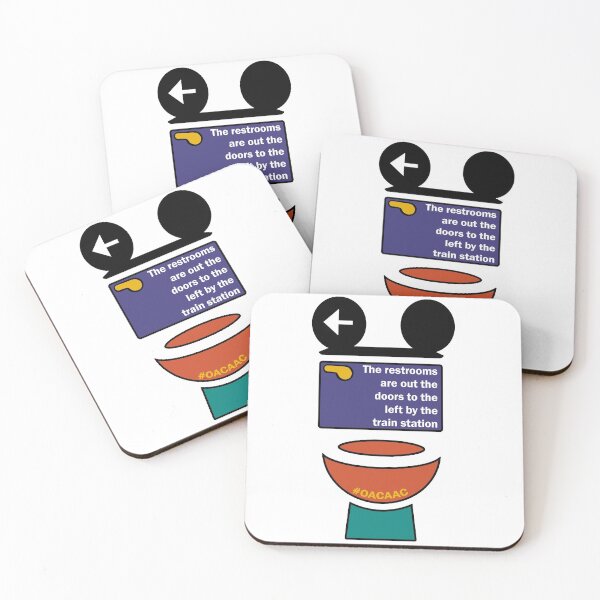 Item preview, Restroom Directions designed and sold by Lauren Doucette.
