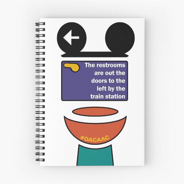 Item preview, Restroom Directions designed and sold by Lauren Doucette.
