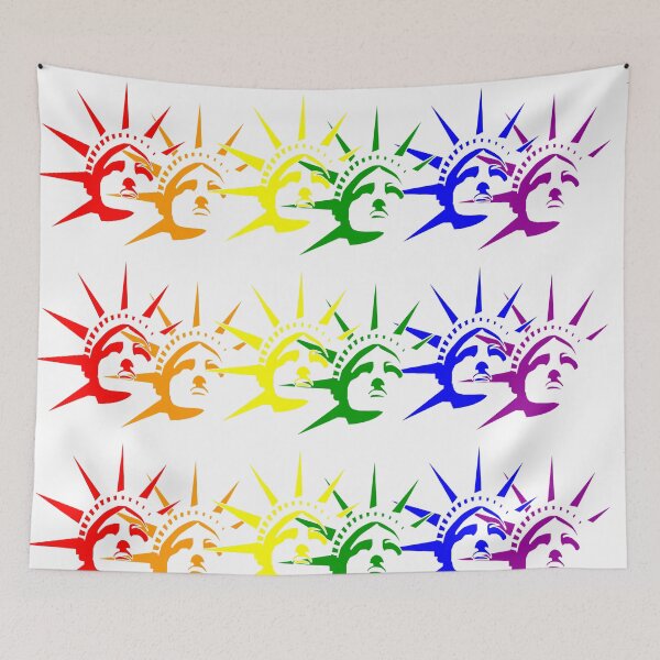 Item preview, Rainbow Liberty designed and sold by Rooster Syndicate.