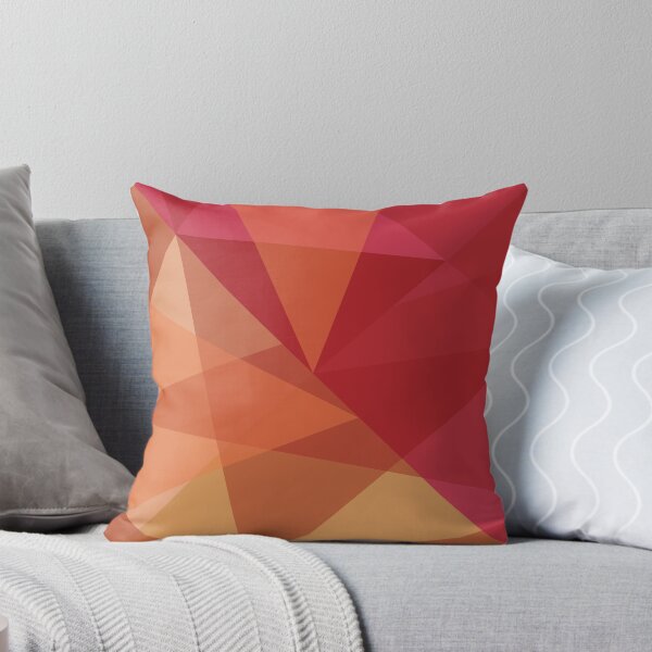 Item preview, Geometric Mosaic Triangles (red) designed and sold by Design Minds Boutique.