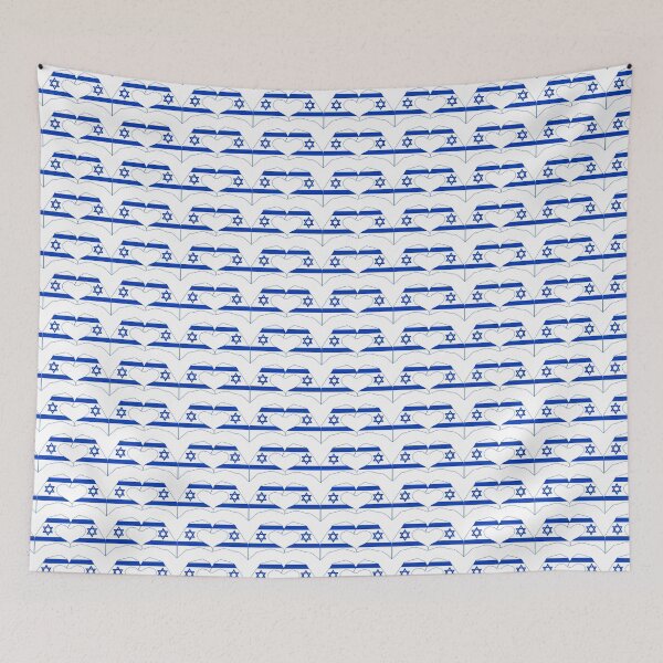 Item preview, We Heart Israel Patriot Flag Series (Double) designed and sold by Carbon-Fibre Media.
