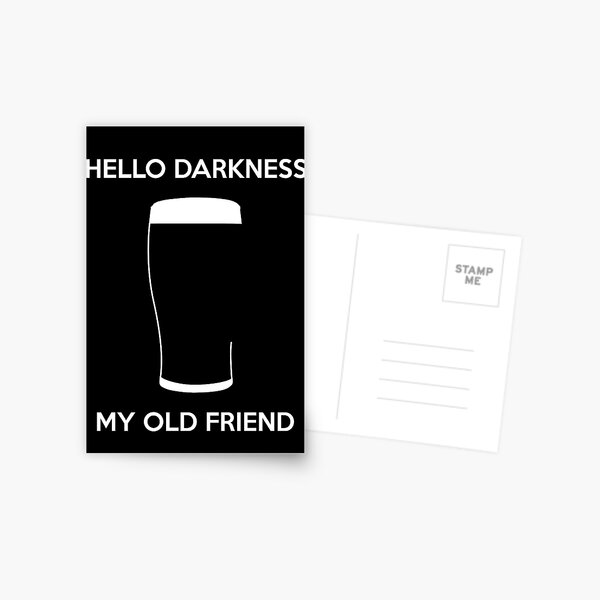 Item preview, Hello Darkness My Old Friend - Draught Beer designed and sold by Byfab.