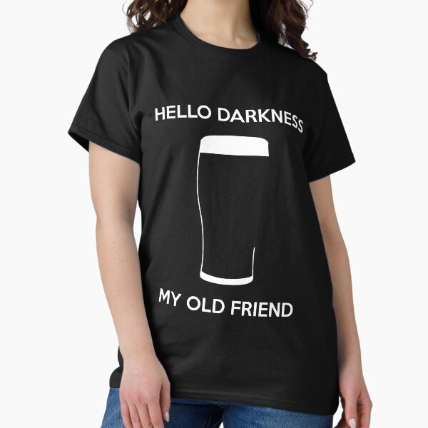 Vista previa del artículo con la obra «Hello Darkness My Old Friend - Cerveza de barril», diseñado y vendido por Byfab.