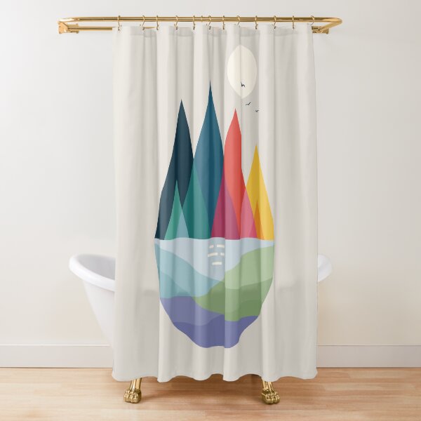 Somewhere Shower Curtain