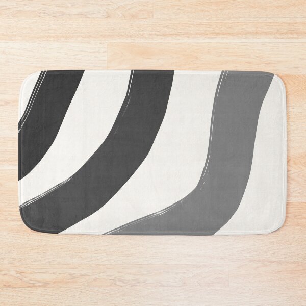 Item preview, Abstractic and Modern Stamp! Black and White Waves. designed and sold by pamelawille.