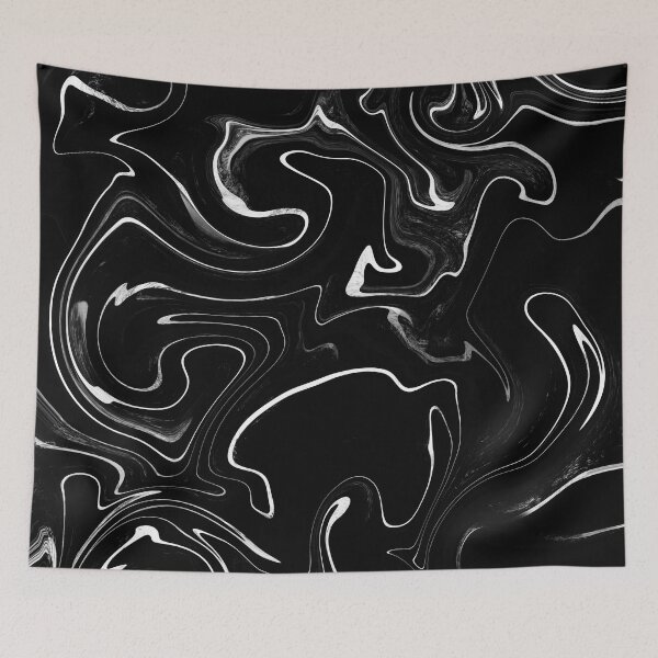 Item preview, Marble Liquid black texture designed and sold by 71lines.