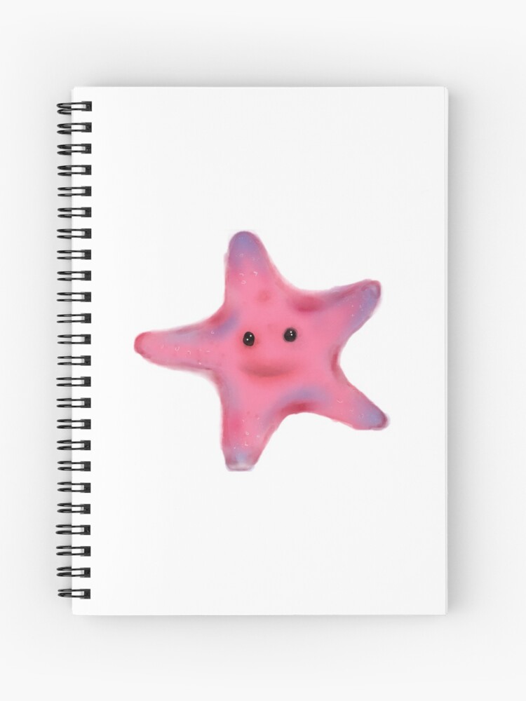 Cute Digital Starfish Cartoon Spiral Notebook By Sepi11 Redbubble