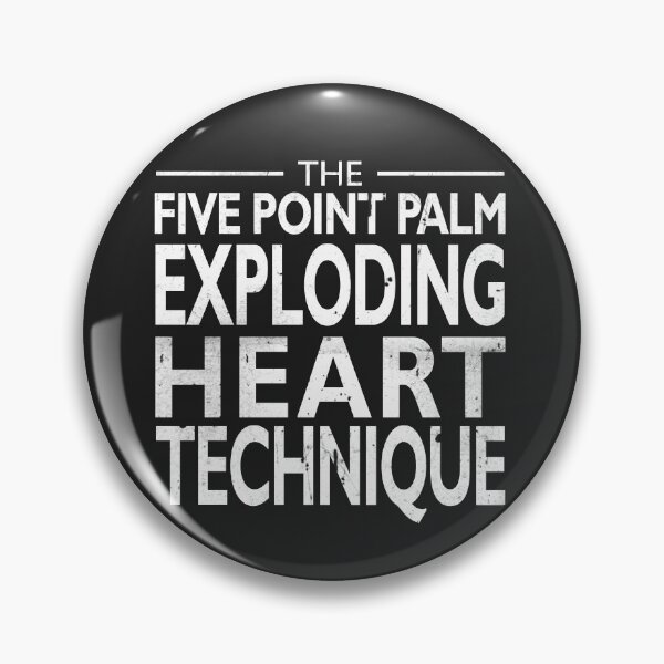 Item preview, Five Point Palm Exploding Heart Technique designed and sold by rogue-design.