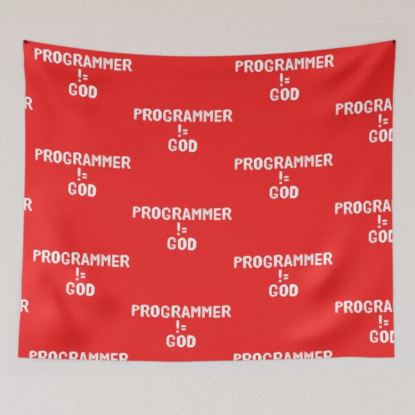 Item preview, Programmer Is Not God - Best Funny Programmer Gift designed and sold by sviatos.