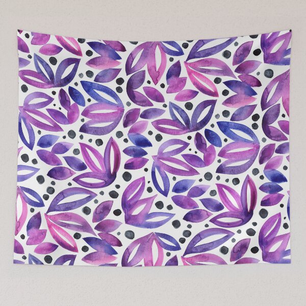 Item preview, Bold Blooms - Purple designed and sold by Marie Funseth.