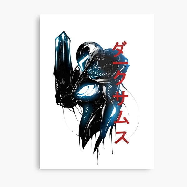 Dark Samus Metal Print
