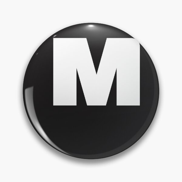 Item preview, Letter M Name Symbol Monogram Gift Men Women Boys Girls designed and sold by TeesByDesign.