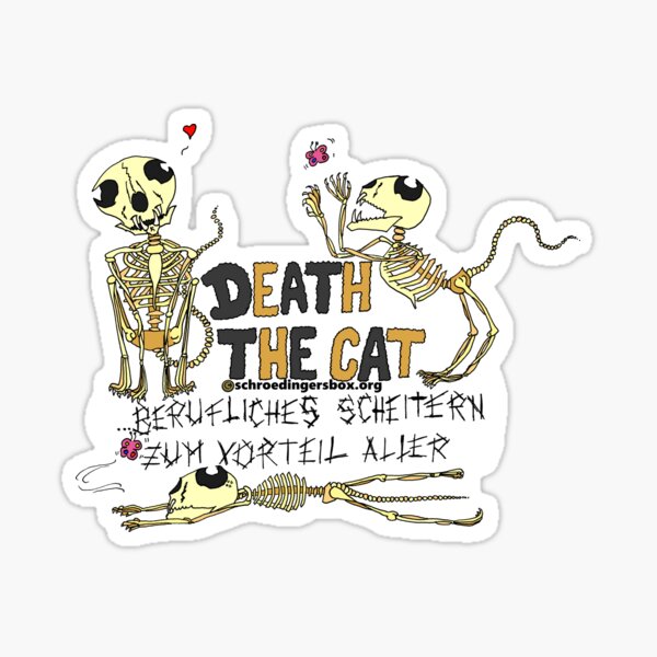 Artikel-Vorschau von Death the Cat (Tripple Edition auf Deutsch), designt und verkauft von Schrödingers Box.