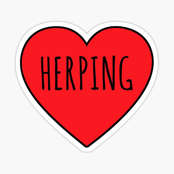 Item preview, I Love Herping Heart  designed and sold by Vanover Designs.
