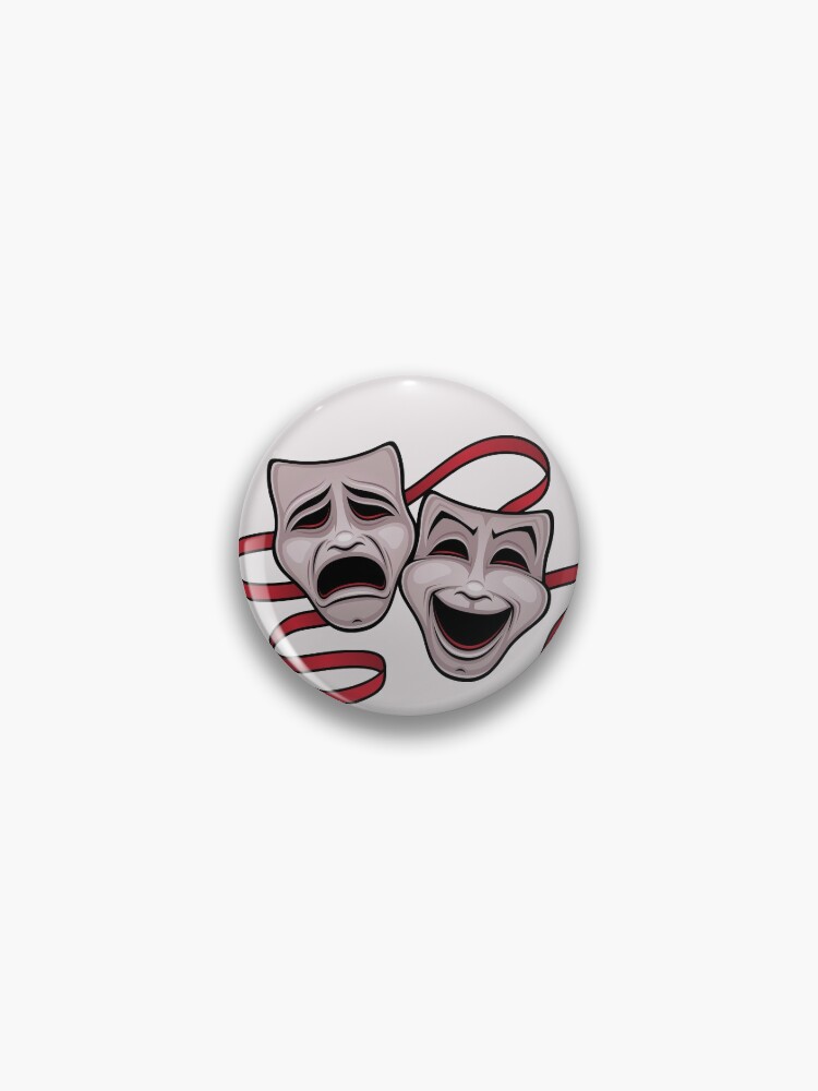Comedy And Tragedy Theater Masks Mask for Sale by fizzgig