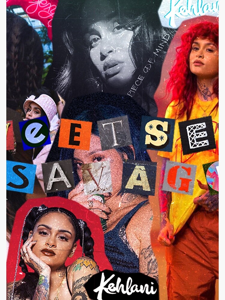 Cahier à Spirale Collage Dalbum Kehlani Par Officialtayy Redbubble