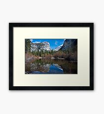 Mirror Lake Late February, Yosemite Framed Print