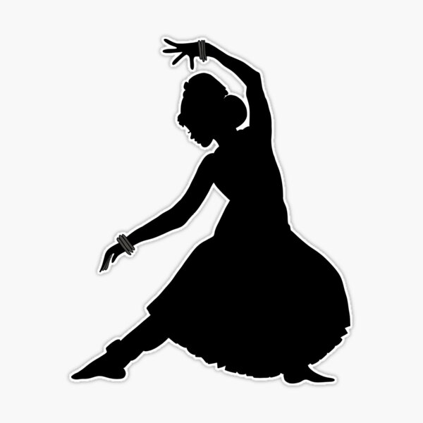 Bharatanatyam Silhouette