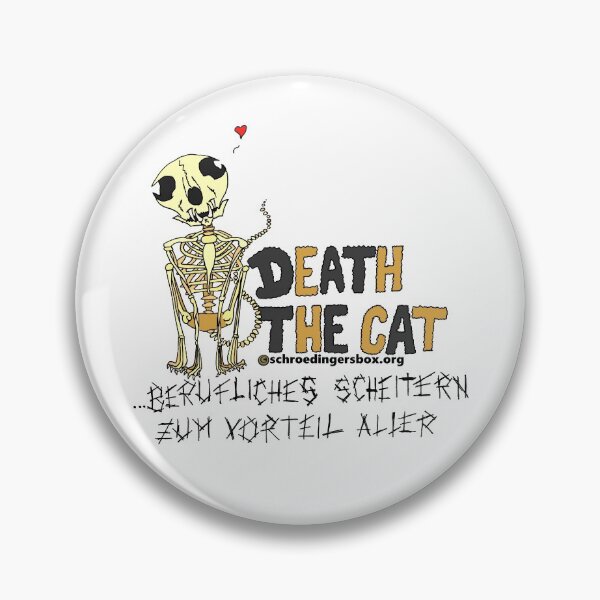 Item preview, Death the Cat (Portrait Edition in German) designed and sold by Schrödingers Box.