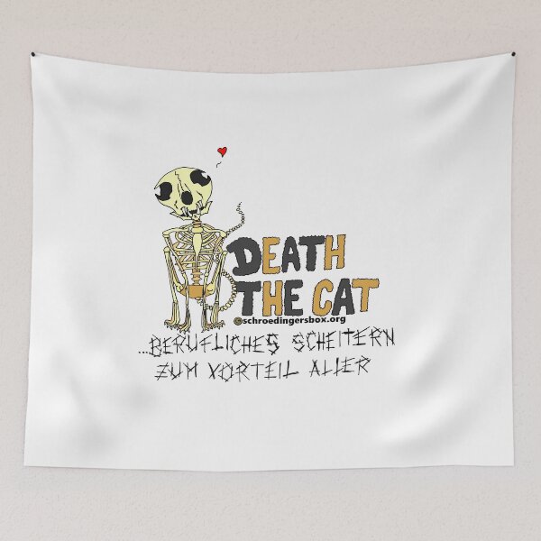 Item preview, Death the Cat (Portrait Edition in German) designed and sold by Schrödingers Box.