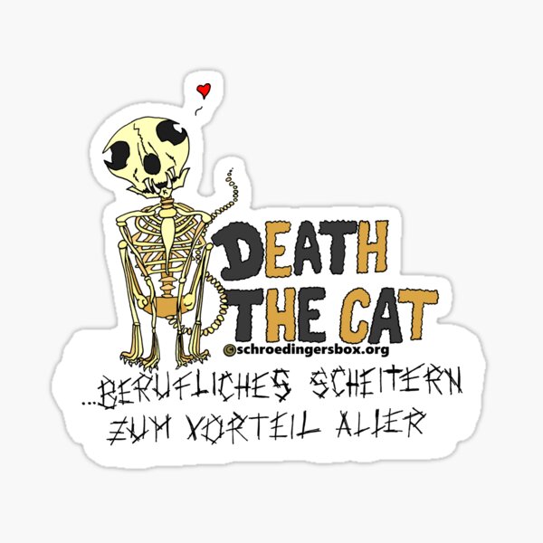 Artikel-Vorschau von Death the Cat (Portrait Edition auf Deutsch), designt und verkauft von Schrödingers Box.
