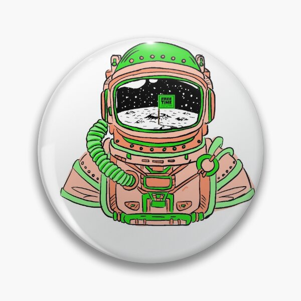 Item preview, Ruel Free Time astronaut sticker designed and sold by graceeaston.