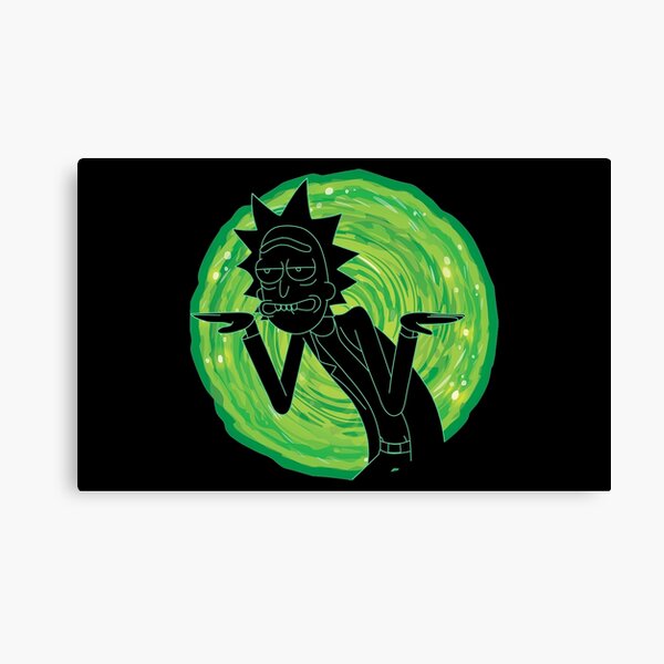 Rick Sanchez - genius scientist Canvas Print