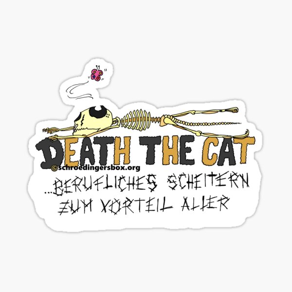 Artikel-Vorschau von Death the Cat (Failure Edition auf Deutsch), designt und verkauft von Schrödingers Box.