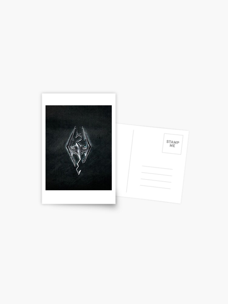 Skyrim Background Postcard By Minocyceg Redbubble