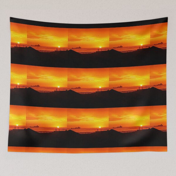 Item preview, Spectacular sunset over Table Bay designed and sold by Jillalexa.