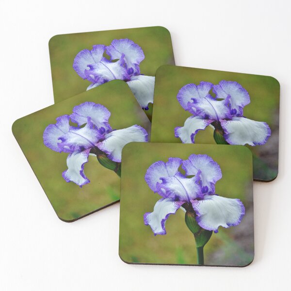 Item preview, Blue And White Iris  designed and sold by Cynthia48.