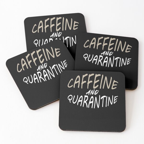 Item preview, Caffeine And Quarantine | Antisocial Tee | Selectively Social  designed and sold by Noussairox.
