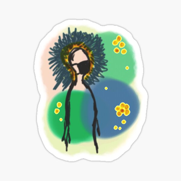 Corona Mona Sticker