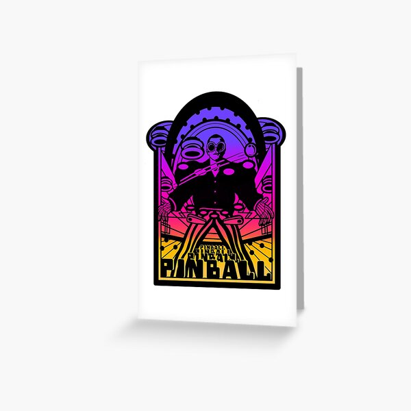 Pinball Fantasy Greeting Card